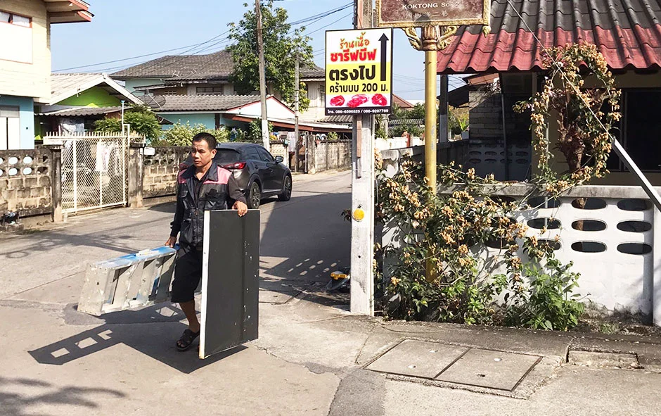 ผลงานติดตั้ง3 ป้ายบอกทาง 2